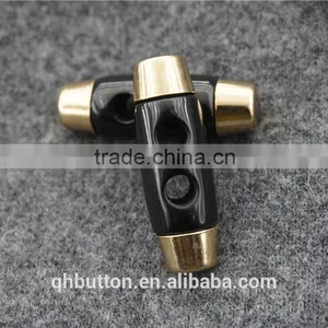 FASHION METAL RESIN HORN Shank Button thumbnail-1