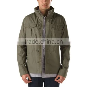 Mens Cotton Fabric Military Jacket thumbnail-1