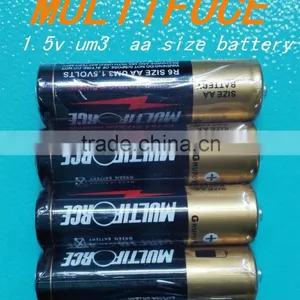 2016 Factory Supply New Product 4 PACK Multiforce Shrink Wrap 1.5v Um3 Battery aa Size Battery FOR Torch Light thumbnail-1