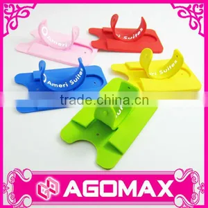 Customized OEM Colorful Mobile Phone Card Holder With Stand thumbnail-1