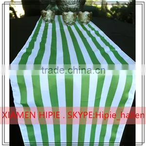 Wholesale Stripe Satin Yarn Table Runner for Party Decoration thumbnail-5