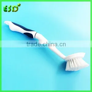 ESD Plastic Round Head Dishwashing Kitchen Brush With Good Grip thumbnail-1