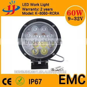 China Manufacture 8inch 60w Crees Led Work Light for 4WD 12v off Road Led for SUV ATV Jeep thumbnail-1