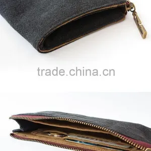 BA-1227 Men Cotton and Linen Custom Logo Card Cash Fashion Wallet Cheap Wallet thumbnail-6