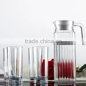 5pcs 7pcs Water Drinking Clear Glass Drinking Set thumbnail-2