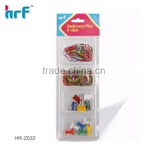 Colorful Stationery Clip Set With Jumbo Map Pins thumbnail-1