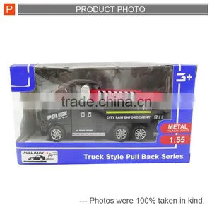 High Quality Pull Back Metal Diecast Model Truck Car thumbnail-6