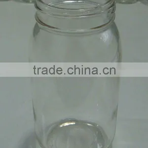 Supply Cheap Price Clear Round Normal Shape Glass Storage Jar With Screw Cap thumbnail-2