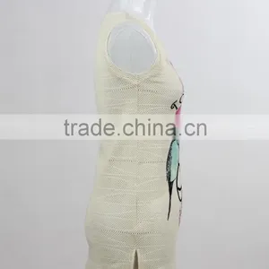 F5S15427 2016 New Style Wholesale Woman Print Tank Tops Made In China thumbnail-2