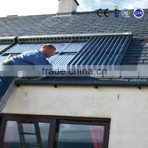 Parabolic Heat Pipe Vacuum Solar Collector With Solar Keymark Approved for Sale thumbnail-4