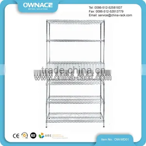 High Quality Chrome Carbon Steel Wire Mesh Shelving thumbnail-3