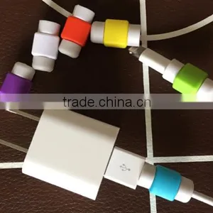 Hot Selling Cellphone Cord Protector , Earphone Cable Protector , Mobile Phone Data Cable Silicone Protector thumbnail-1