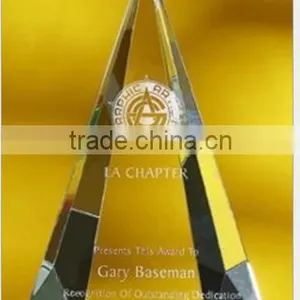 Transparent Crystal Pyramids Carved Manufacturer Crystal Pyramids thumbnail-1