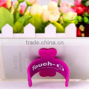 Newest Factory Touch-c Sticker Silicone Mobile Phone Stand thumbnail-1