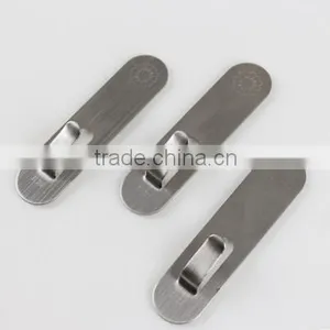 Self Adhesive Stainless Steel Cloth Hook and Square Adhesive Stainless Steel Hooks, Metal Pothook, Hangers thumbnail-1
