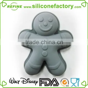 Christmas Related Lovely Snowman Shaped Platinum Grade Silicone Bake Mould thumbnail-3