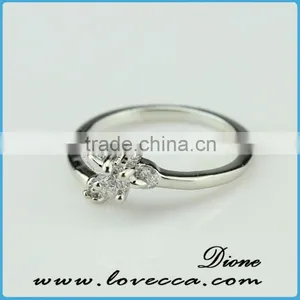 Size 7,8,9 Jewelry New Woman's White Gold Zircon Crystal Filled Ring Gift thumbnail-2