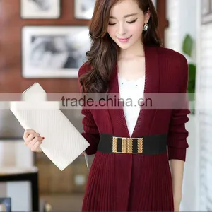 2014 Hot Sale Metallic Gold Belt Wide Leather Belt thumbnail-1