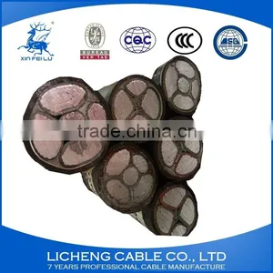 3*185+2*95mm2- China Cable Manufacturer Aluminum 5 Core XLPE Insulated PVC Sheathed Construction Power Cable-YJLV thumbnail-6