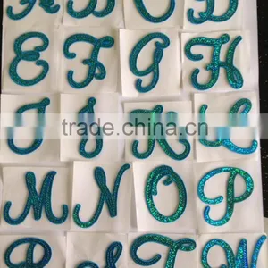 Sequin Embroidery Letter Applique thumbnail-5