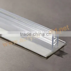 Peel & Stick 1" x 4" Shelf Tag/Label Holders - 25-Pack - Open Long Side - SPCSTB2432L-25 thumbnail-3