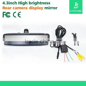 Wide Angle 4.3 Inch Car Rear Mirror Monitor Rear View Mirror for Cars thumbnail-4