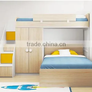 2016 Hot Selling Good Looking Kids Bunk Bed With Storage Design thumbnail-3