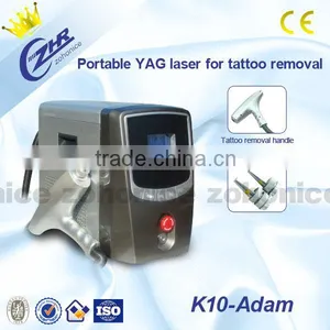 K10 Laser Type Tattoo Removal/Pigment Removal Feature Telangiectasis Treatment Tattoo Laser Machine Naevus Of Ota Removal thumbnail-1