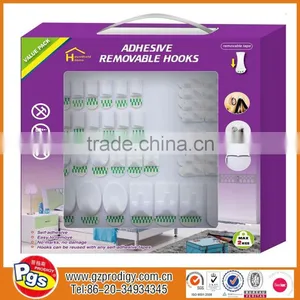 Clear Plastic Hooks Adhesive Plastic Hooks Clear no Screws no Mark Adhesive Sticker Hang Hook thumbnail-3