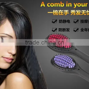 New Hot Electric Straightening Hair Brush Coloring Brush Comb AU EU UK USA PLUG thumbnail-4