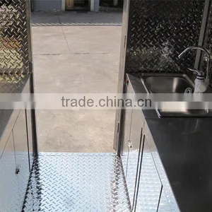 JX-FS280A Stainless Steel Caravan Trailer Fast Food Mobile Kitchen Trailer for Sale thumbnail-4