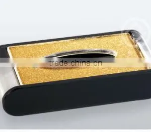 Golden Scroll Plastic Tissue Box Without Cover thumbnail-1