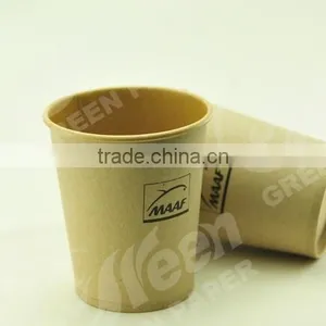 Water-proof Cup With Plate/green Company Kraft Cup,kraft for the Kid thumbnail-3