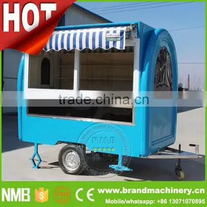 Fully Enclosed China Made Food Trailers, Coffee Cart Design, Cheap Hot Dog Cart thumbnail-5