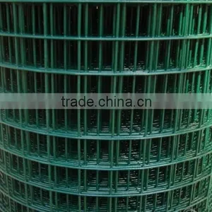Grass Green Coated 2mm Iron Wire Welded Mesh 50x50mm Mesh Size 1x30m Rolls thumbnail-1