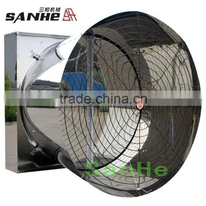 Hot Sale Poultry Ventilation Cone Fans Stainless Steel for Hothouse/Poultryhouse With CE thumbnail-1