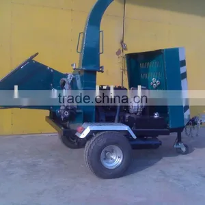 Diesel Wood Chipper/shredder, Industrial Wood Chipper WC-40A thumbnail-1