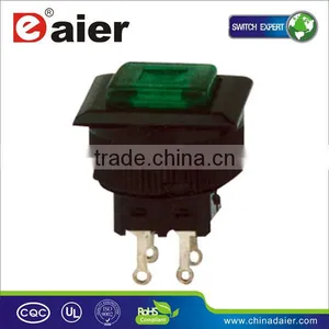 DS-522 ON-OFF 16mm Latching Square Push Button Switch With LED thumbnail-1