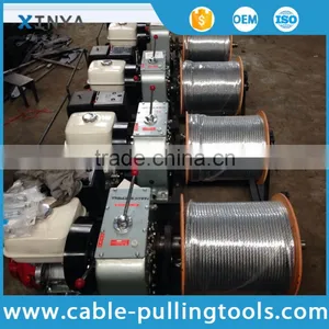 5 Ton HONDA Gasoline Engine Wire Rope Hoist Pulling Winch thumbnail-3
