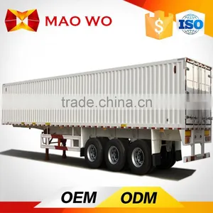 40t Dry Van Semi Trailer Cargo Truck Box Trailer for Appliance Transport thumbnail-1