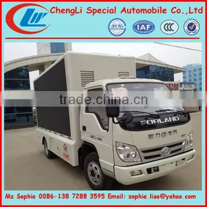 Outdoor Led Message Display Truck, LED Box Truck,mobile Stage Truck for Roadshow thumbnail-1