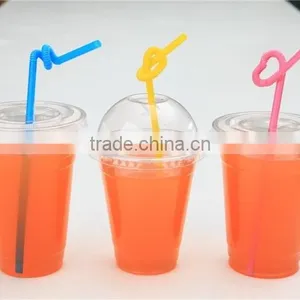 Disposable Clear Plastic Lid for Cups, Dome Lid, Flat Lid thumbnail-1