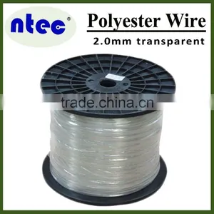 Hot Selling 2.2mm Black Color Polyester Monofilament Yarn for Greenhouse thumbnail-3