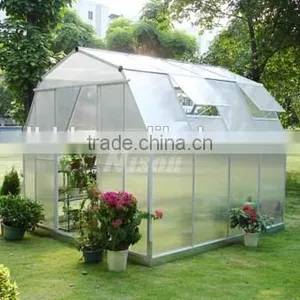 PC Sheet Covered Small Garden Greenhouse For Flowers Growing thumbnail-3