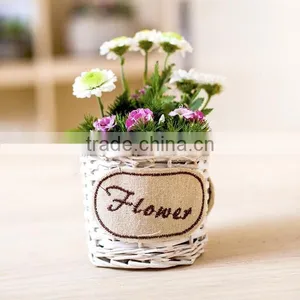 New Design Wicker Woven Garden Basket Wicker Garden Tools Basket thumbnail-1