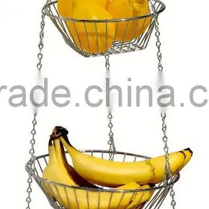 Metal 3-Tier Hanging Fruit Basket thumbnail-1