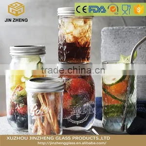 China Factory Glass Mason Jar With Metal Cover thumbnail-1