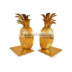 Pineapple Metal Bookends For Decorating Your Home thumbnail-1