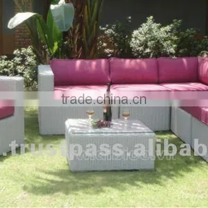 PE Wicker Sofa Set Set of 7pcs/ Outdoor PE Rattan Sofa Set/ Garden Sofa Sets thumbnail-1
