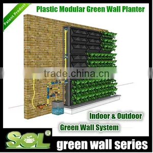 Easy Install Decro Flora Felt Living Wall Hanging Planter Vertical Garden thumbnail-1